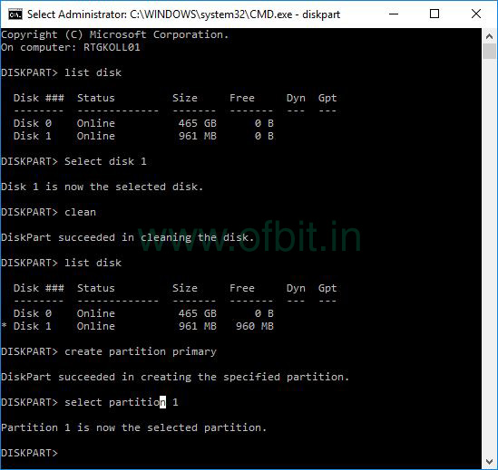 DiskPart-Select-Partition-Ofbit.in