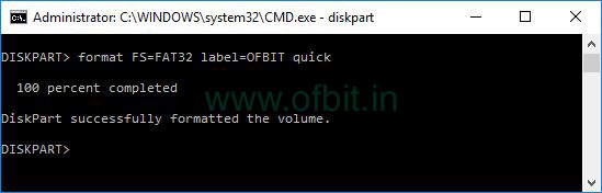 DiskPart-Format-Ofbit.in