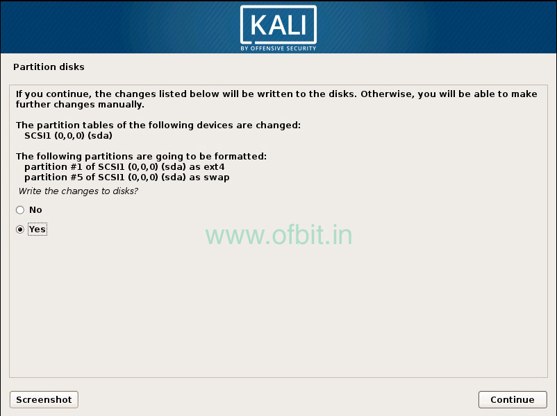 Kali-Linux-Yes-to-Confirm-Ofbit.in