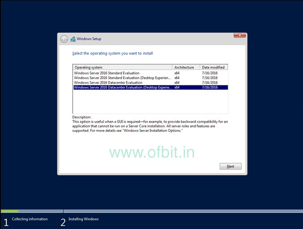 Windows-2016-Server-Setup-Select-the-OS-Ofbit.in
