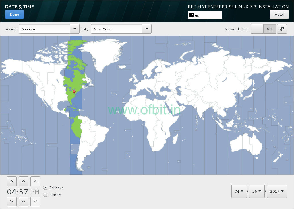 RHEL-7-TimeZone-Ofbit.in