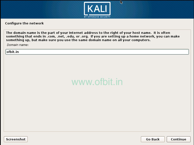 Kali-linux-Configure-Domain-Ofbit.in