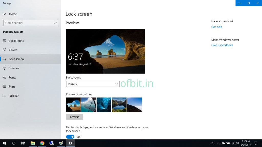 How To Change Login Screen Background Wallpaper In Windows 10 Ofbit