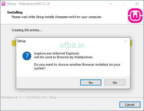 WAMP-Default-Browser-Ofbit.in