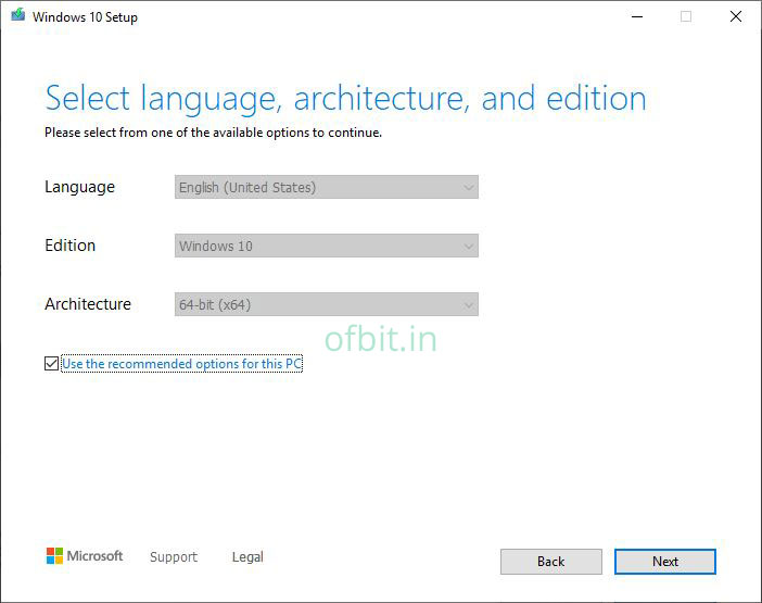 Windows-10-Microsoft-Media-Creation-Tool-recommended-option-Ofbit.in