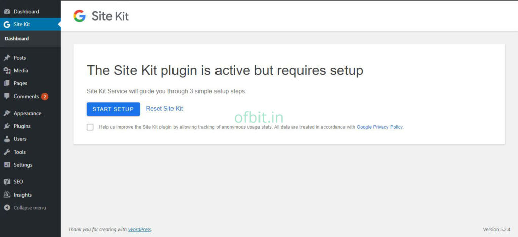 Google-Site-Kit-Start-Setup-Ofbit.in