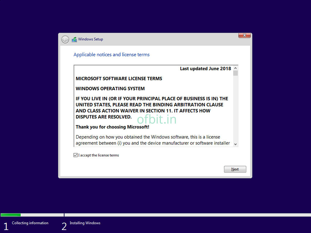 Install-Windows-10-License-Terms-Ofbit.in