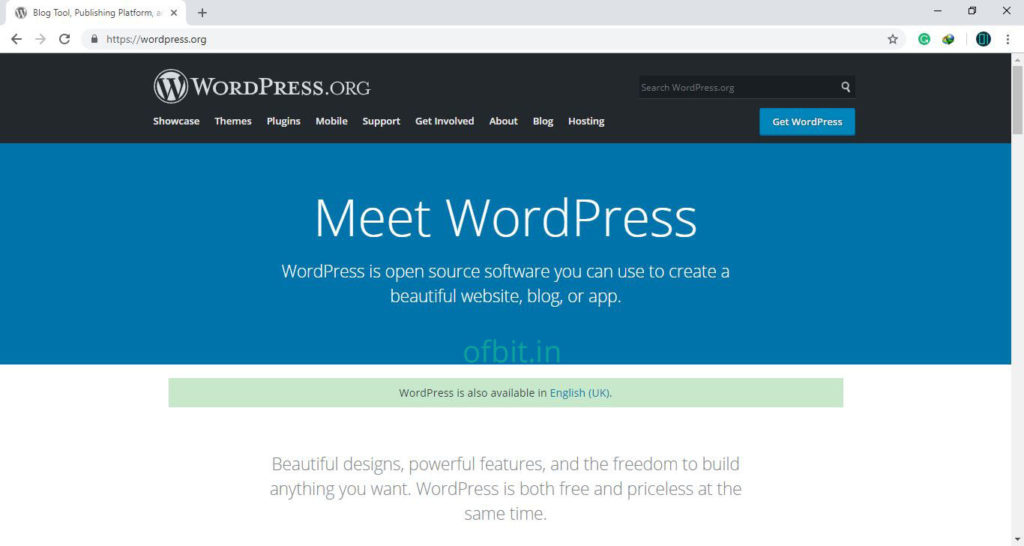 WordPress-Download-WordPress.org-Ofbit.in