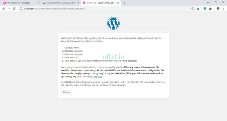 how to use wamp server with wordpress