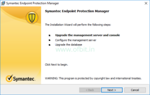 symantec endpoint protection management update