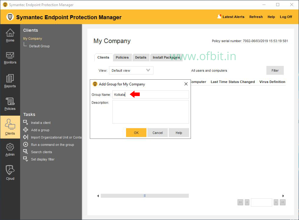 create a client install package symantec endpoint for mac
