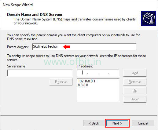 Configure-Domain-Name-and-DNS-Server-for-DHCP-Scope-Ofbit.in