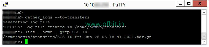 Verify Symantec Diagnostics Log-Ofbit