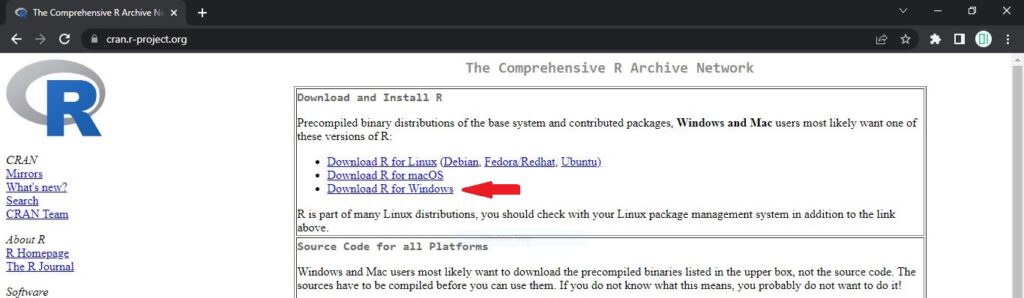 Download R For Windows_Ofbit.in